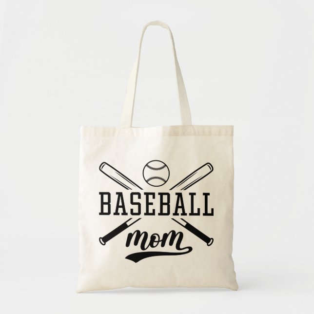 Baseball Mum Tote Bag (Front)