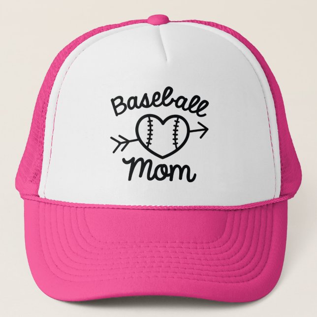 Baseball Mum Trucker Hat (Front)