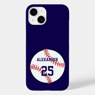 Baseball   Name & Number Case-Mate iPhone 14 Case