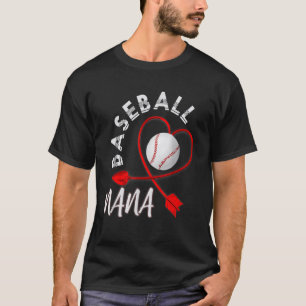 Baseball Nana Baseball Player Grandma Retirement B T-Shirt