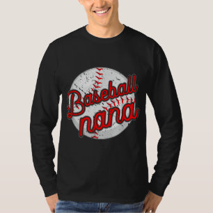 Baseball Nana Baseball Player Grandmother Mother's T-Shirt