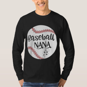 Baseball Nana Grandma Women Christmas Mother's Day T-Shirt