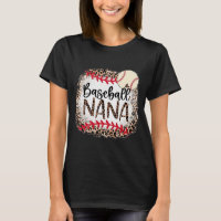 Baseball Nana Softball Leopard Matching Family