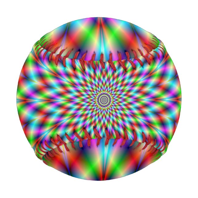 Baseball  Neon Star Exploding (Front)