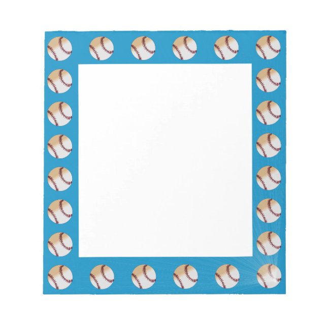 Baseball Note Pad (Front)