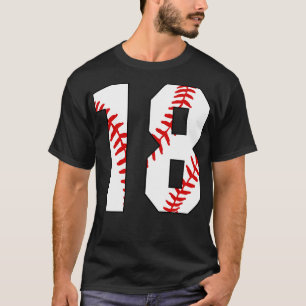 Baseball Number 18 18 Baseball Jersey Favourite P T-Shirt