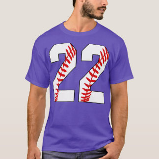 Baseball Number 22 22 Baseball Jersey Favourite P T-Shirt