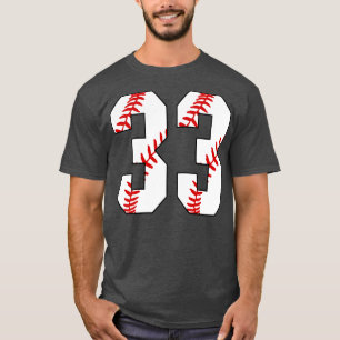 Baseball Number 33 33 Baseball Jersey Favourite P T-Shirt
