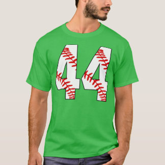 Baseball Number 44 44 Baseball  Jersey Favourite P T-Shirt