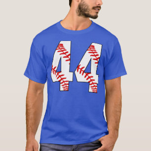 Baseball Number 44 44 Baseball  Jersey Favourite P T-Shirt