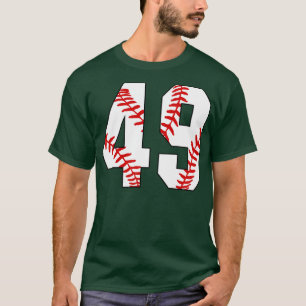 Baseball Number 49 49 Baseball Jersey Favourite P T-Shirt