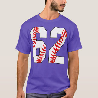 Baseball Number 62 62 Baseball Jersey Favourite P T-Shirt