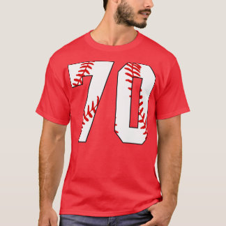 Baseball Number 70 70 Baseball Jersey Favourite P T-Shirt