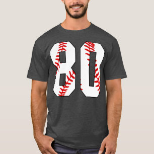 Baseball Number 80 80 Baseball Jersey Favourite P T-Shirt