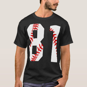 Baseball Number 81 81 Baseball Jersey Favourite P T-Shirt