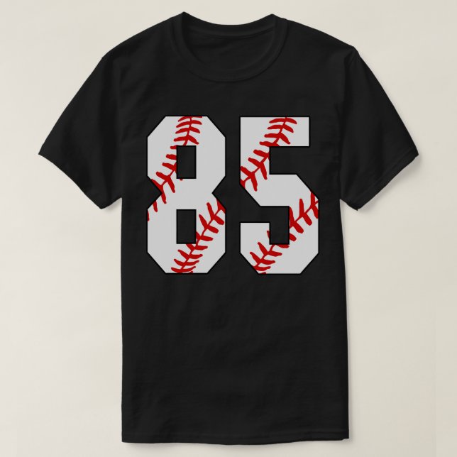 Baseball Number 85 85 Baseball  Jersey Favourite P T-Shirt (Design Front)