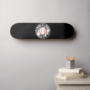 Baseball nut  skateboard