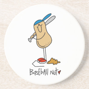 Baseball Nut T-shirts and Gifts Coaster