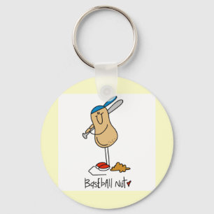 Baseball Nut T-shirts and Gifts Key Ring
