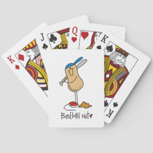 Baseball Nut T-shirts and Gifts Playing Cards