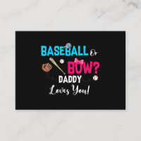 Baseball Or Bows Gender Reveal Party Daddy Loves