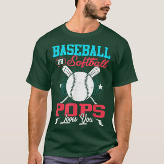 Baseball Or Softball Announcement Gender Reveal PO T-Shirt