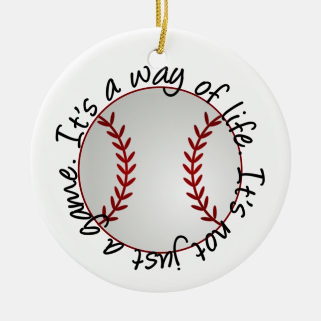 Baseball Ornament - SRF (Front)
