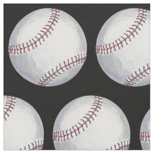Baseball Painted art Fabric