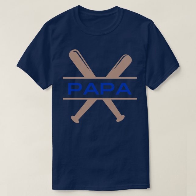 Baseball papa  T-Shirt (Design Front)