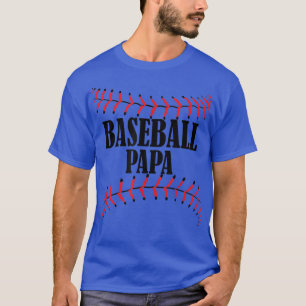 Baseball Papa Tshirt Baseball Grandpa Grandfather 