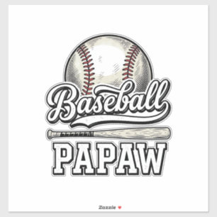 Baseball Papaw Vintage Engraving Shirt Design_1