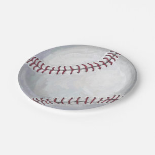 Baseball Paper Plate