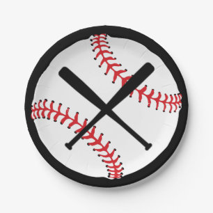 Baseball Paper Plates