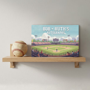 Baseball Park Foil Autograph Book