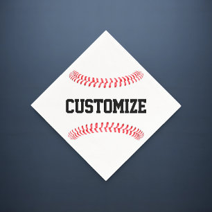 Baseball Party/Banquet Custom Text Party Napkins