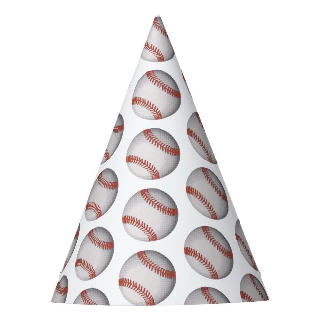 "Baseball" Party Hat (Front)