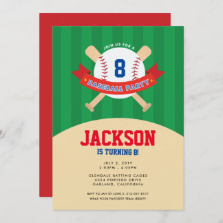 Baseball Party Invitation