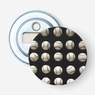 Baseball Pattern Bottle Opener