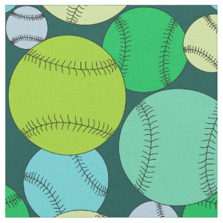 Baseball Pattern Fabric