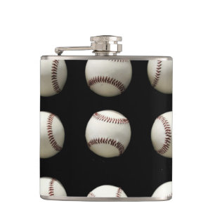 Baseball Pattern Hip Flask