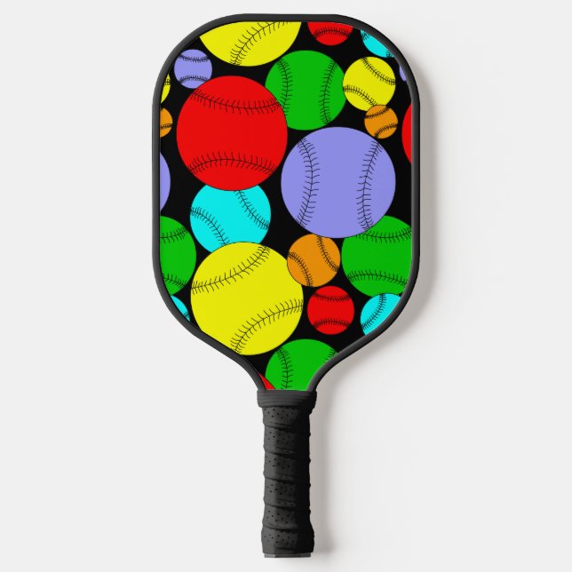 Baseball Pattern  Pickleball Paddle (Front)