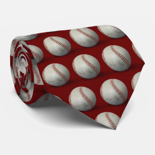 Baseball Pattern   Sports Gift Neck Tie