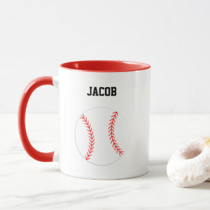 Baseball Personalised Kids Mug