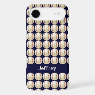 Baseball, Personalised Name, Blue