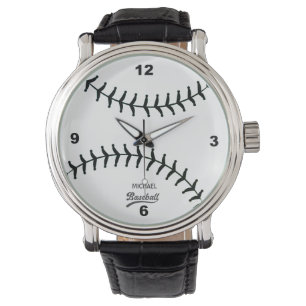 Baseball  Personalised Name Watch