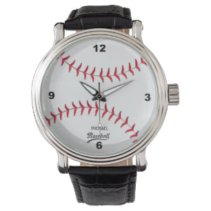 Baseball  Personalised Name Watch