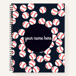 Baseball Personalised Notebook