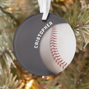 Baseball Personalised Ornament