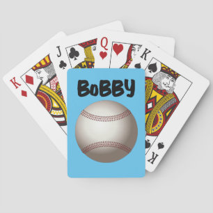 BASEBALL PERSONALIZED Classic Playing Cards