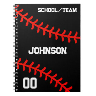 Baseball Personalized Team Sport  Notebook